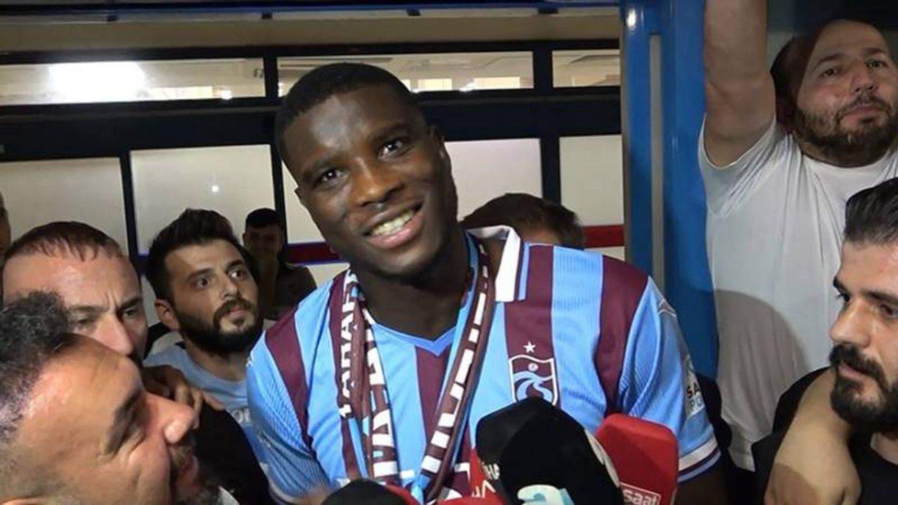 Trabzonspor'un yeni transferi Paul Onuachu şehre geldi