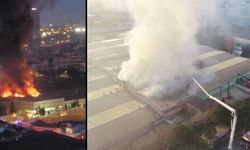 İstanbul’da halı fabrikasında yangın