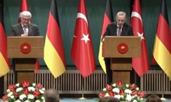 Cumhurbaşkanı Erdoğan ve Almanya Cumhurbaşkanı Steinmeier basın toplantısı düzenliyor