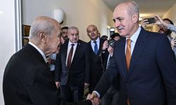 Meclis Başkanı Numan Kurtulmuş'tan Devlet Bahçeli'ye "yeni anayasa" ziyareti