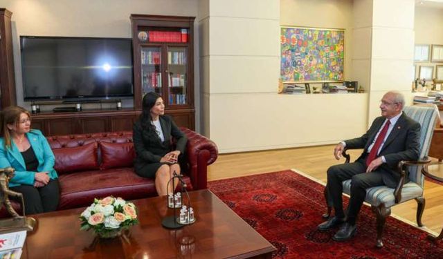 Kılıçdaroğlu, KKTC Meclis Başkan Yardımcısı ile görüştü!