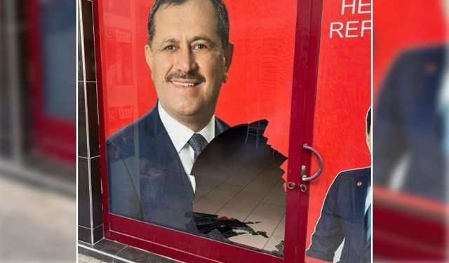 Ankara'da Yeniden Refah Partili adayın seçim bürosunun camları kırıldı: 1 gözaltı