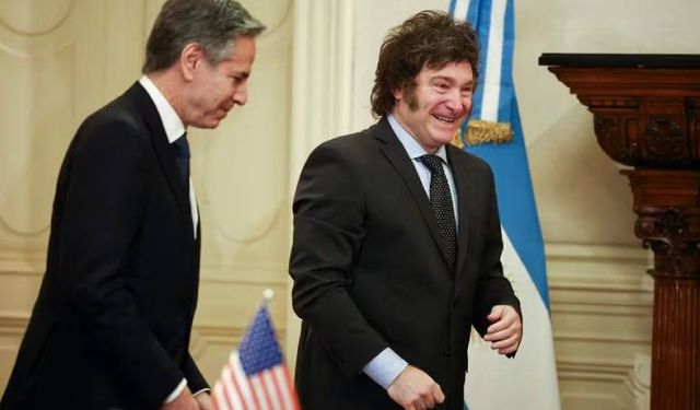 ABD Dışişleri Bakanı Blinken, Arjantin'de devlet başkanı Javier Milei ile görüştü: "İki ülkenin birlikte yapmak istediği çok şey var"