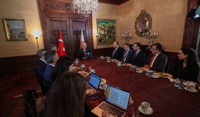 TBMM Başkanı Kurtulmuş, ABD'de: Eğer dostlarımız Türkiye'nin savunma ihtiyaçlarını göz ardı ederlerse artık Türkiye kendi başına üretecektir