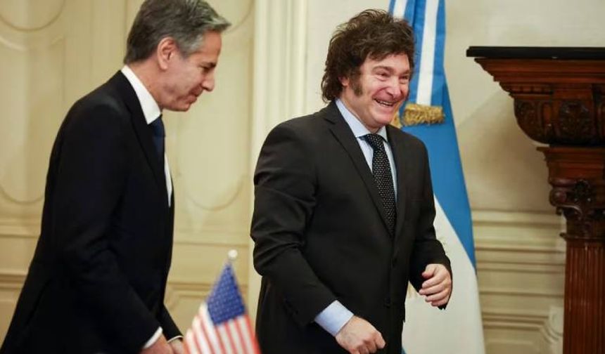 ABD Dışişleri Bakanı Blinken, Arjantin'de devlet başkanı Javier Milei ile görüştü: "İki ülkenin birlikte yapmak istediği çok şey var"