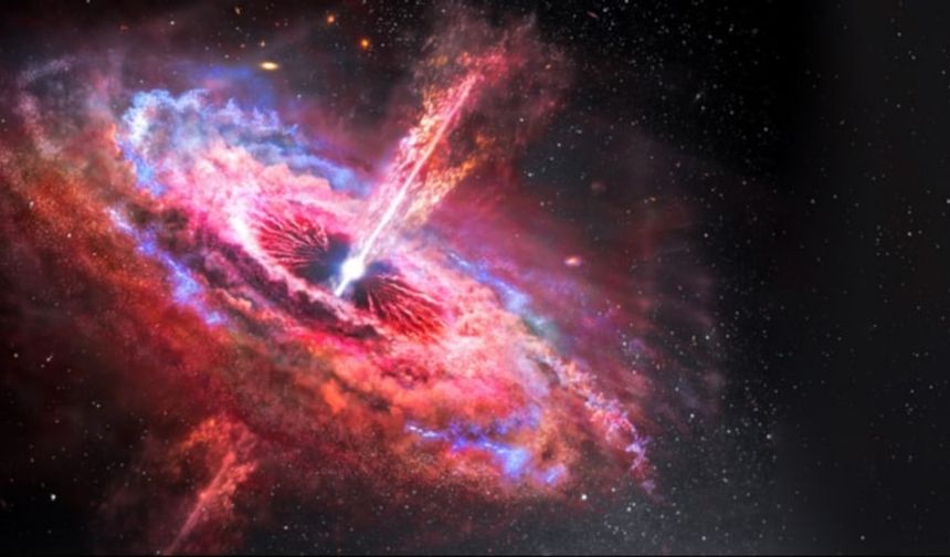Süper kütleli kara delik günde bir Güneş kadar enerji emiyor